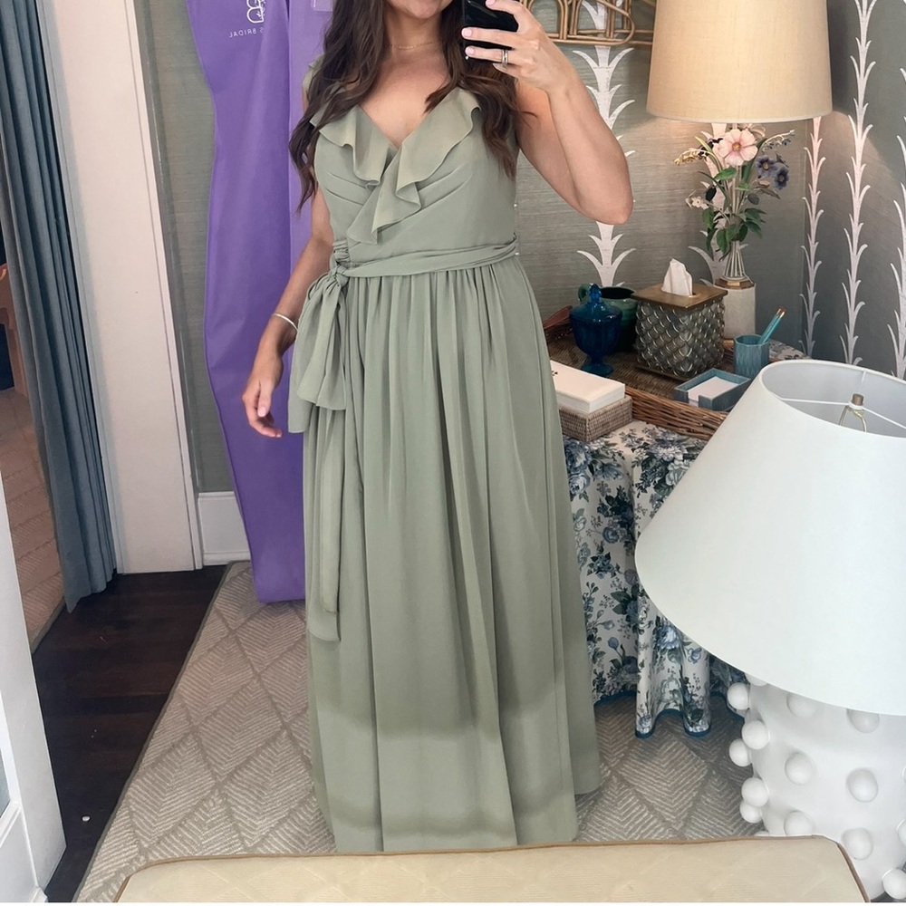 Revelry Sage Green Maxi Dress